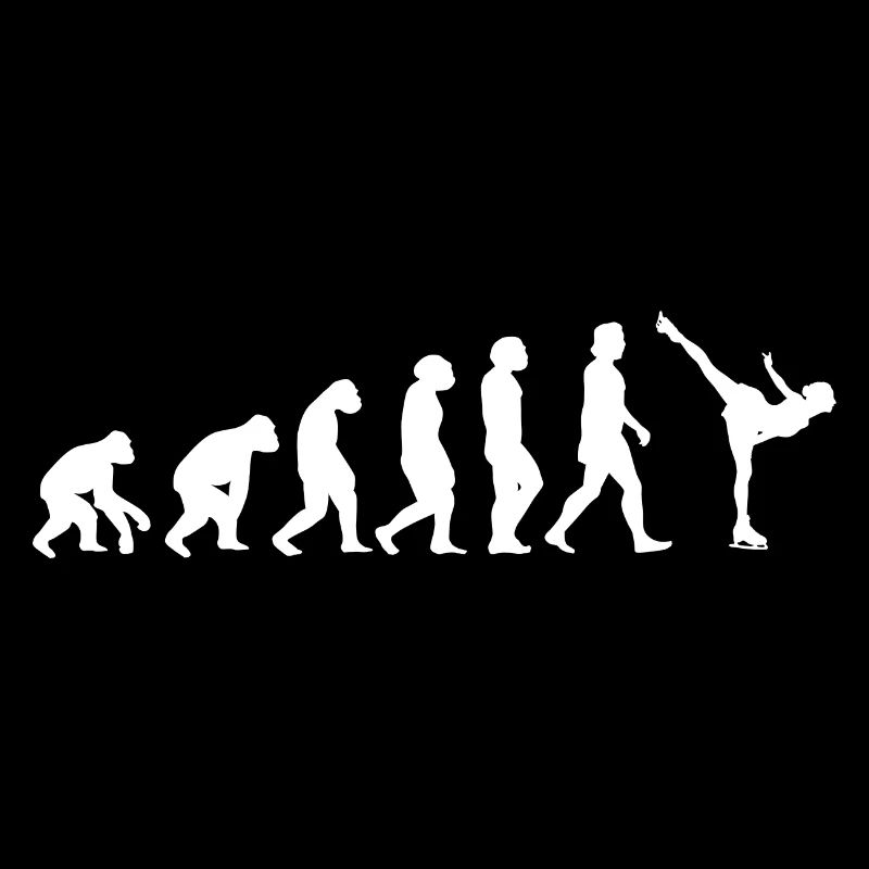 Eiskunstlauf Evolution der Menschen Sport