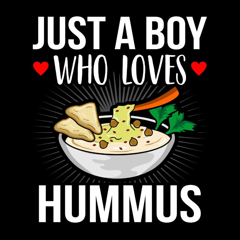 Juste un garçon, Le Houmous Drôle Jeu de mots Houmous
