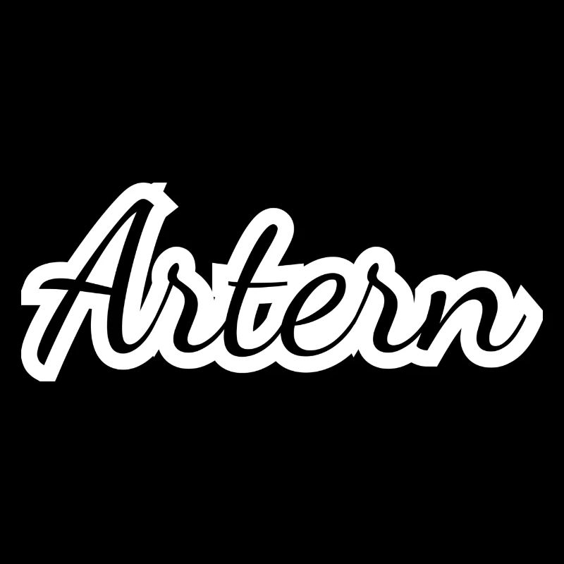 Artern - Textdesign mit Stadtnamen