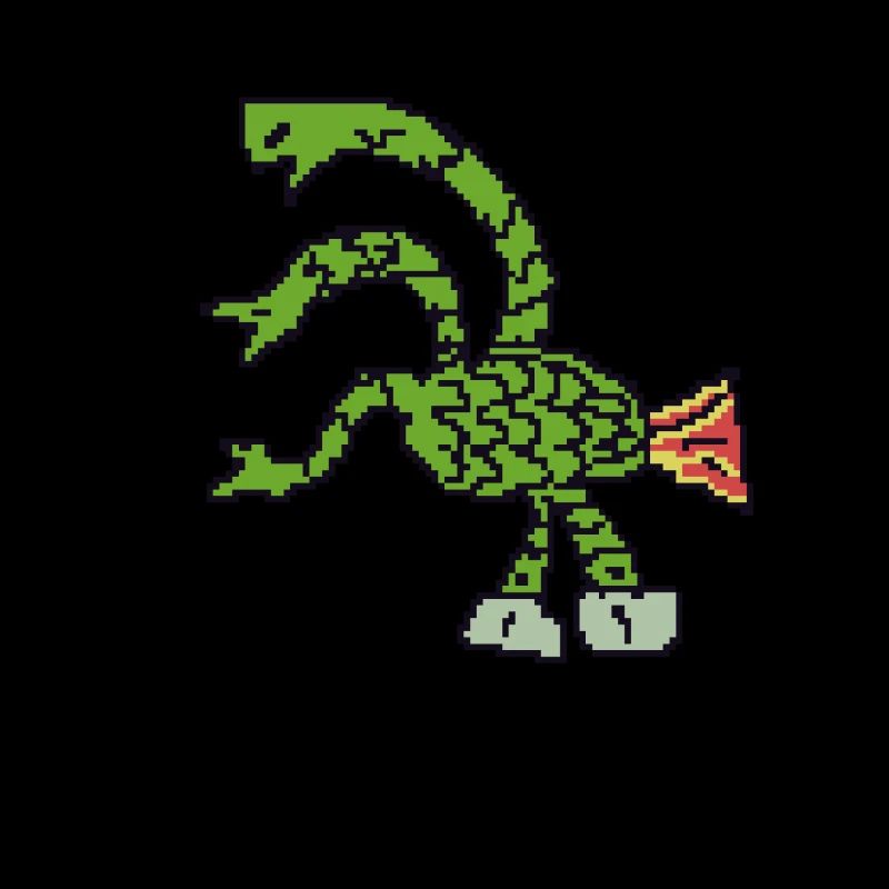 Three-headed Hydra Pixelart