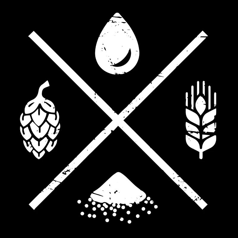 Cadeau houblon d'orge et bière de levure