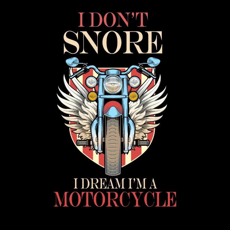 Je ne ronfle pas, je rêve que je suis une moto