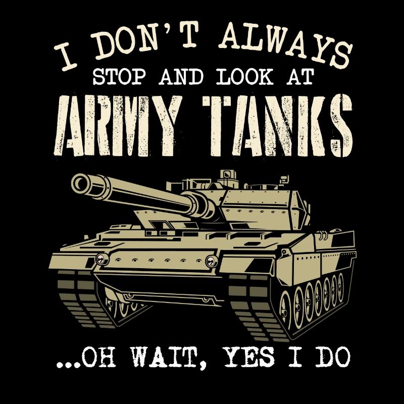Je ne m’arrête pas toujours pour regarder les chars de l’armée