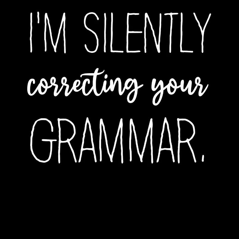 Je corrige silencieusement votre grammaire