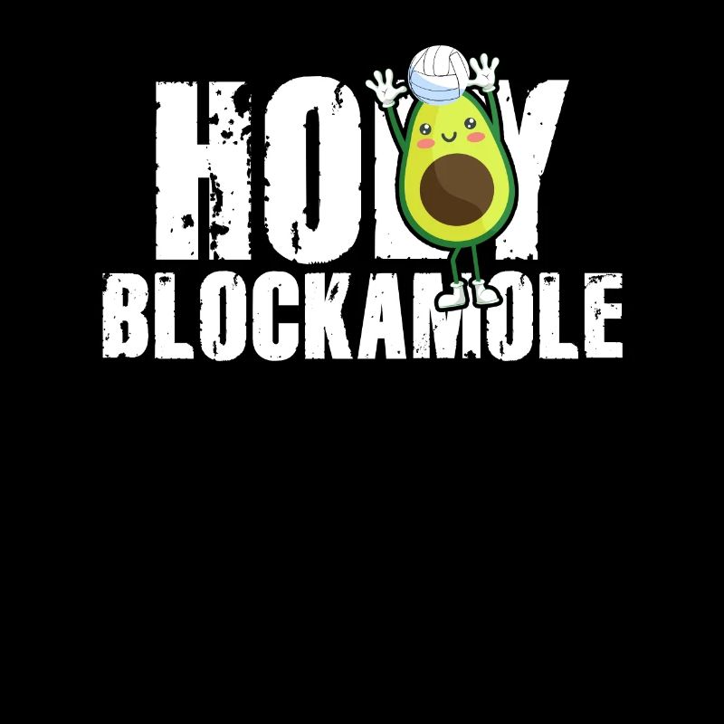 Heilige Blockamole Volleyball Avocado