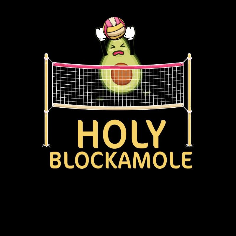 Holy Blockamole Volleyball Avocado