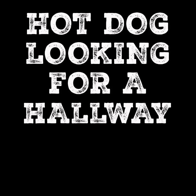 Hot Dog auf der Suche nach einem Flur