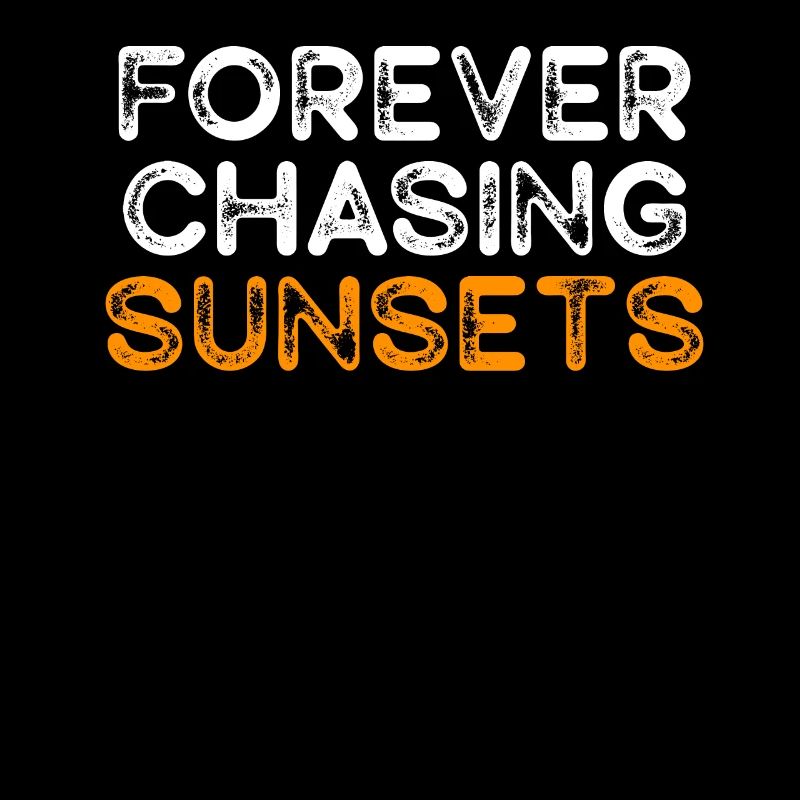 Forever Chasing Sunsets Retro Summer Vacation