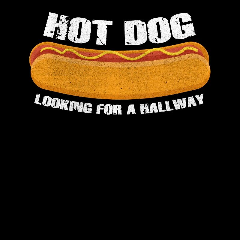 Hot Dog auf der Suche nach einem Flur