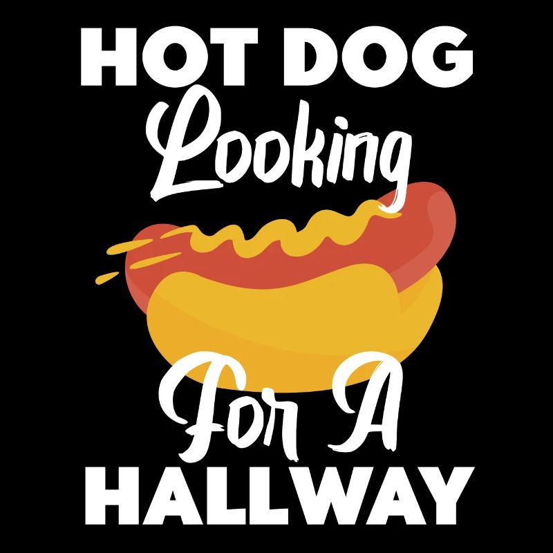 Hot Dog auf der Suche nach einem Flur