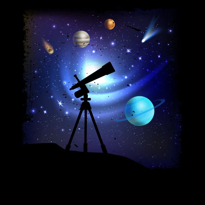 Photographie spatiale Télescope d’observation des étoiles Astronomie