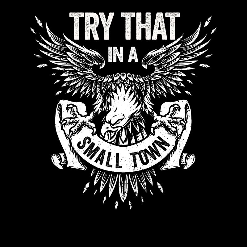 Small Town American Retro Eagle Vintage
