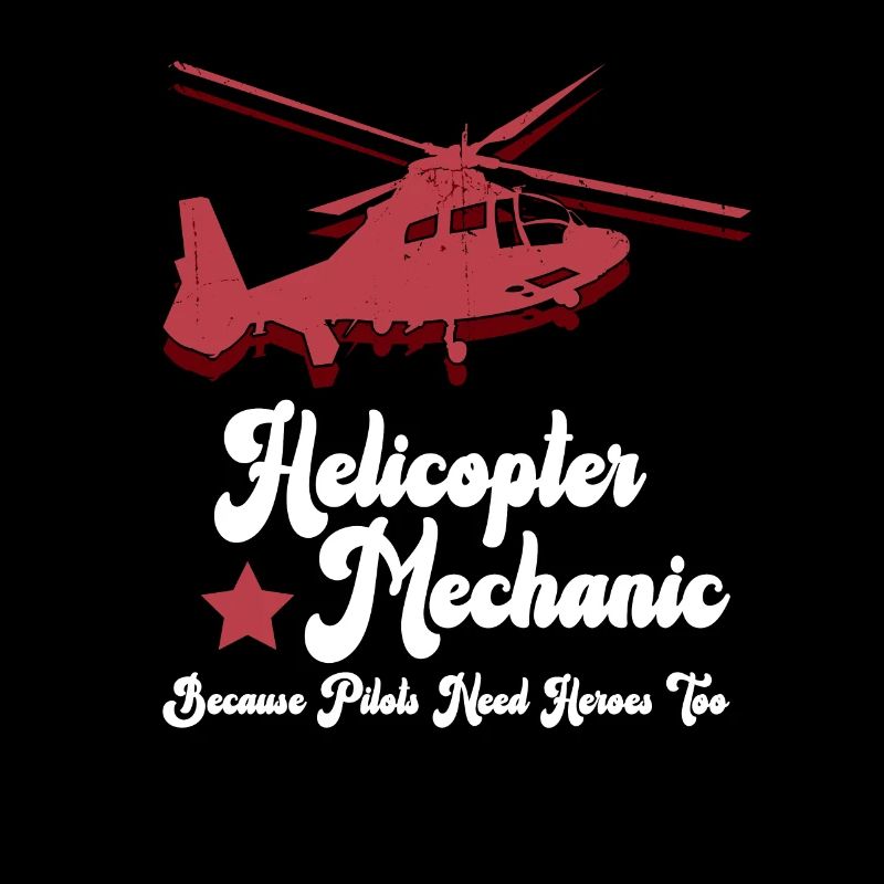 Hubschraubermechaniker-Heldenstolz