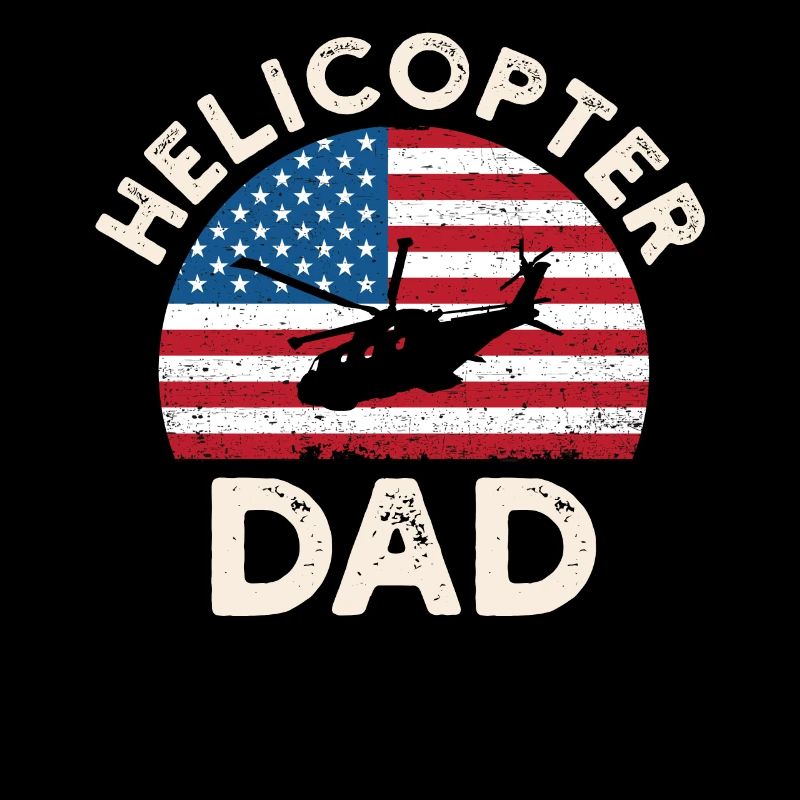 Hélicoptère Papa Parents Américains