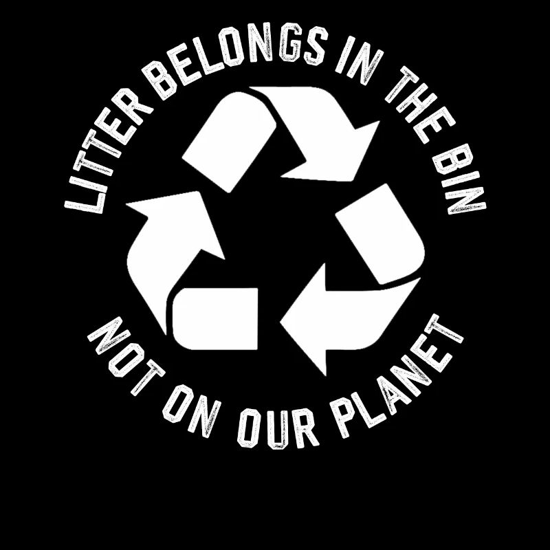 No Littering Anti Littering Earth Day