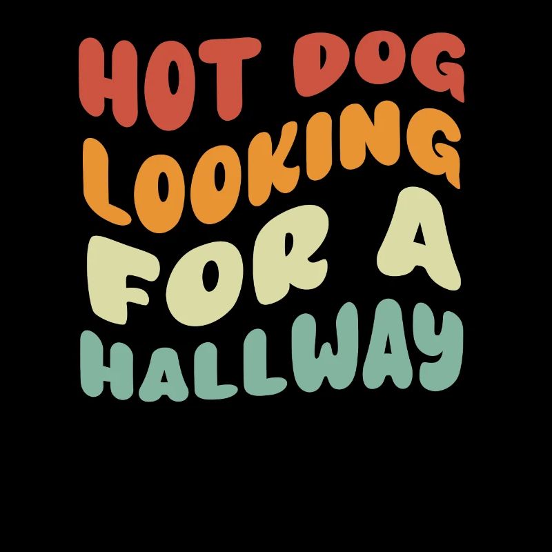 Hot Dog auf der Suche nach einem Flur