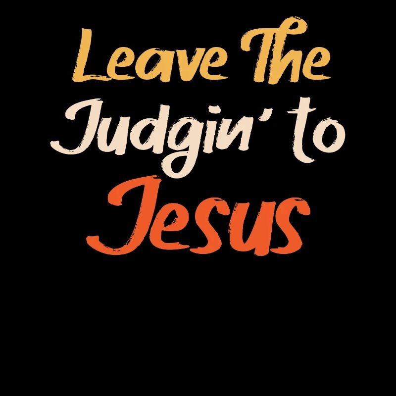 Überlassen Sie das Urteil Jesus