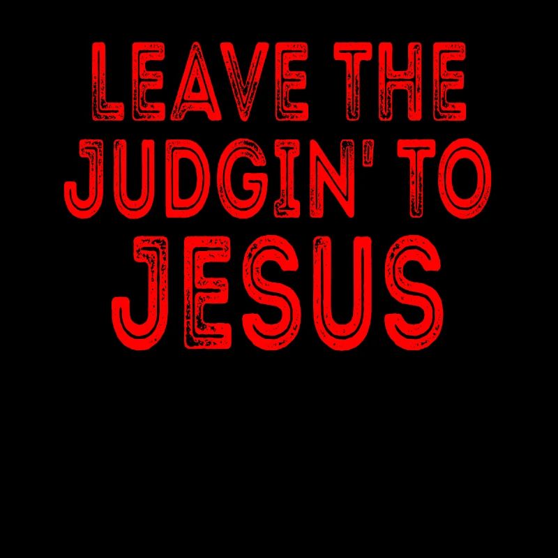 Überlassen Sie das Urteil Jesus