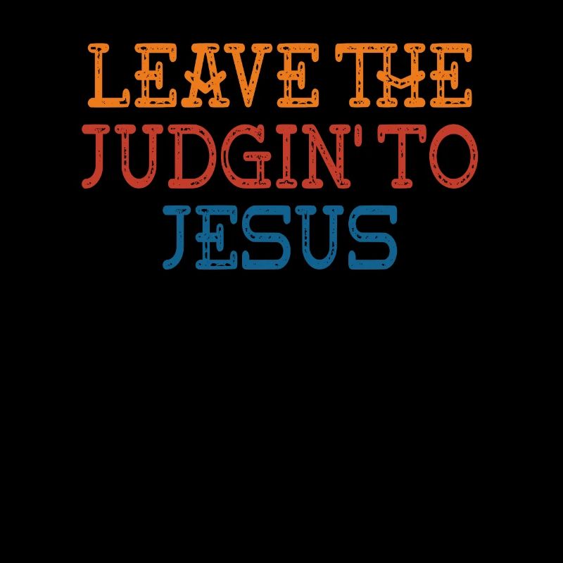 Überlassen Sie das Urteil Jesus