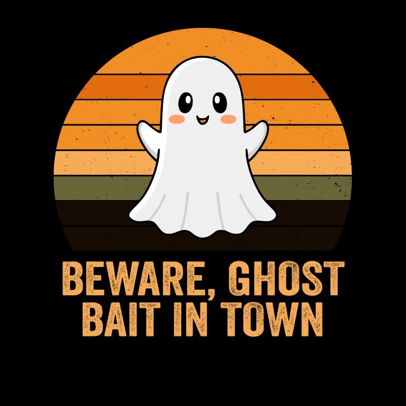 Beware Ghost Bait In Town Spooky
