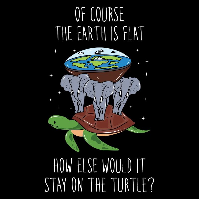 Flat Earth Society Parodie Cadeau