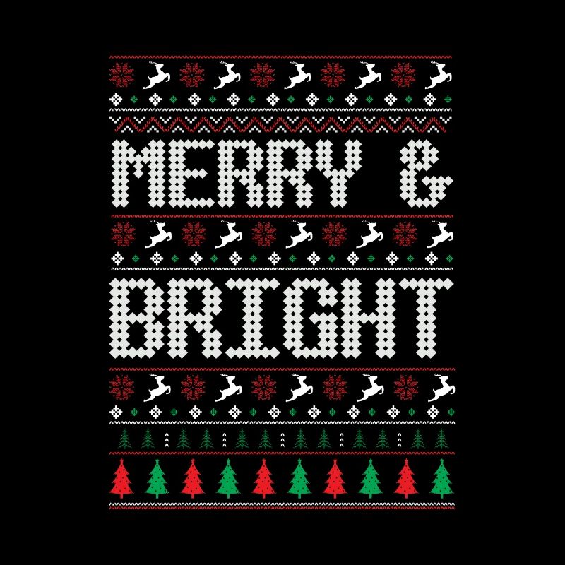Fröhlicher und brigger hässlicher Weihnachtspullover