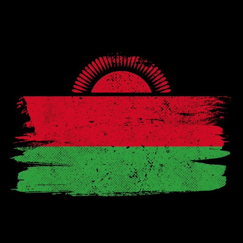 Malawi drapeau drapeau paix Vintage