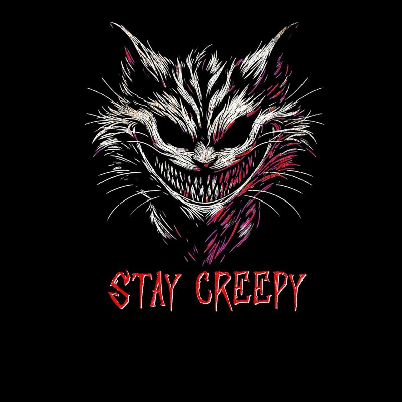 Restez effrayant Creepy Cat