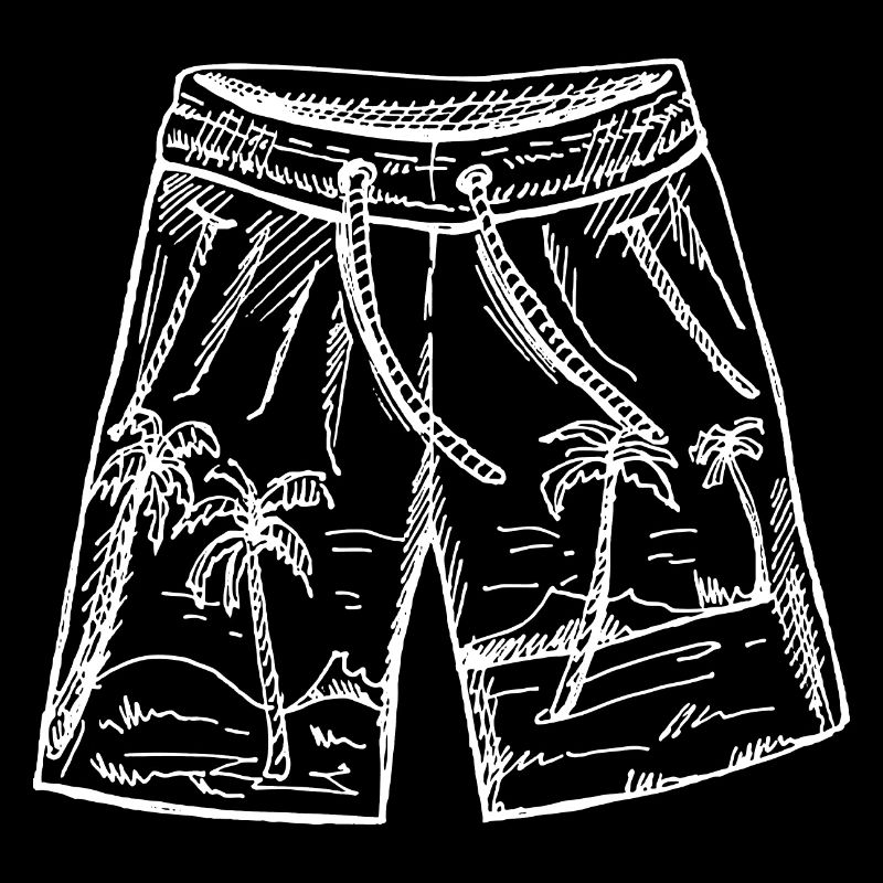 Short Plage Palmiers