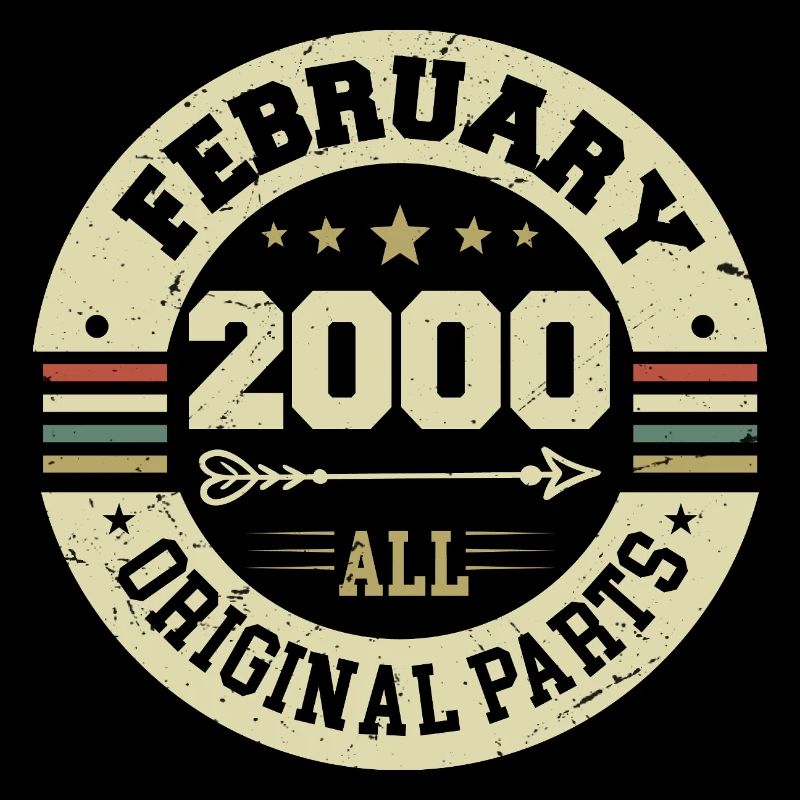 Février 2000 Vintage Cadeau d’anniversaire 2000