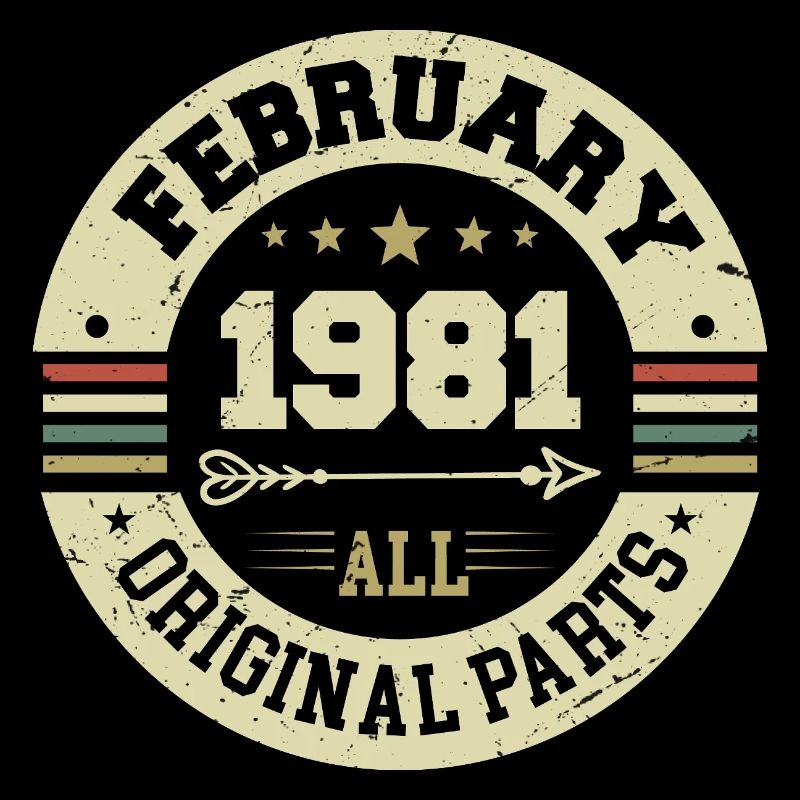 Février 1981 Vintage Cadeau d’anniversaire 1981