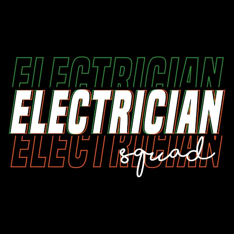 Elektriker-Trupp Elektroarbeiter Handwerker