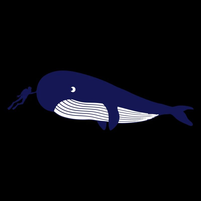 Plongeur Caresser Rorqual Bleu Baleine Cachalot Plongée