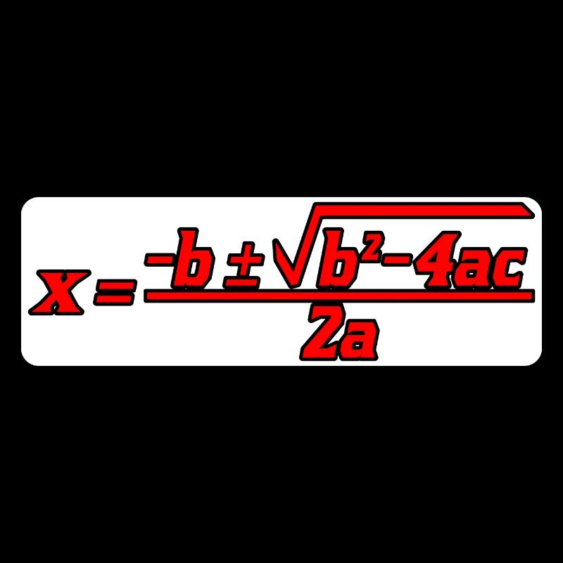Quadratic Formula For Math Class 6