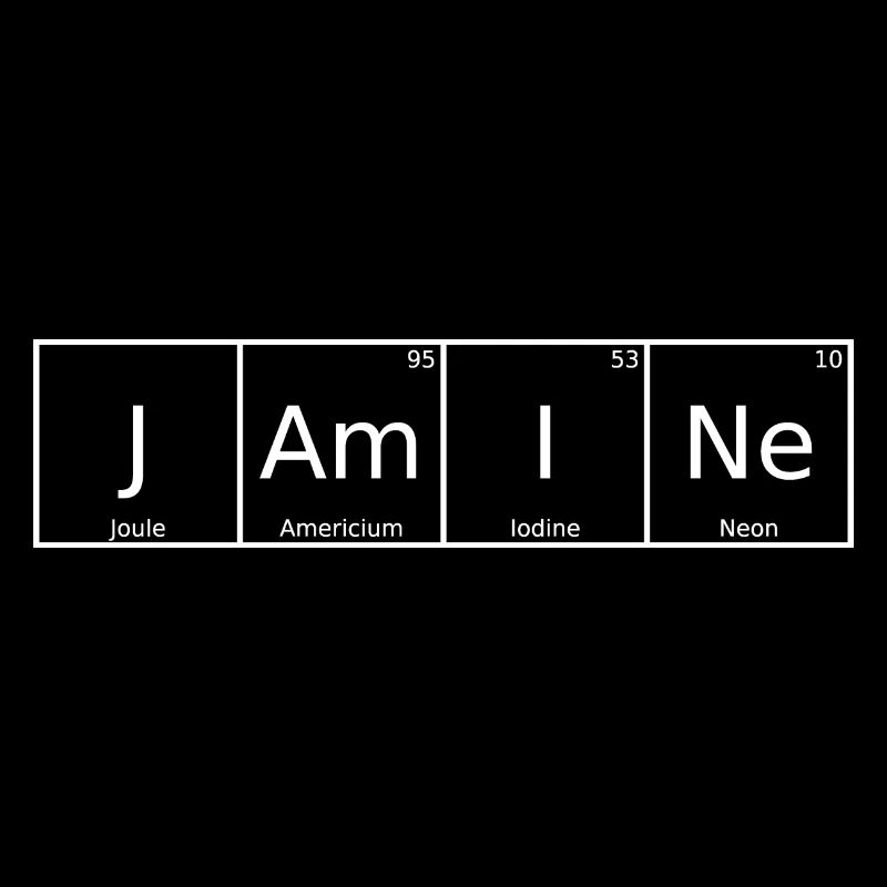 Jamine Nom Prénom Chimie Éléments du tableau périodique