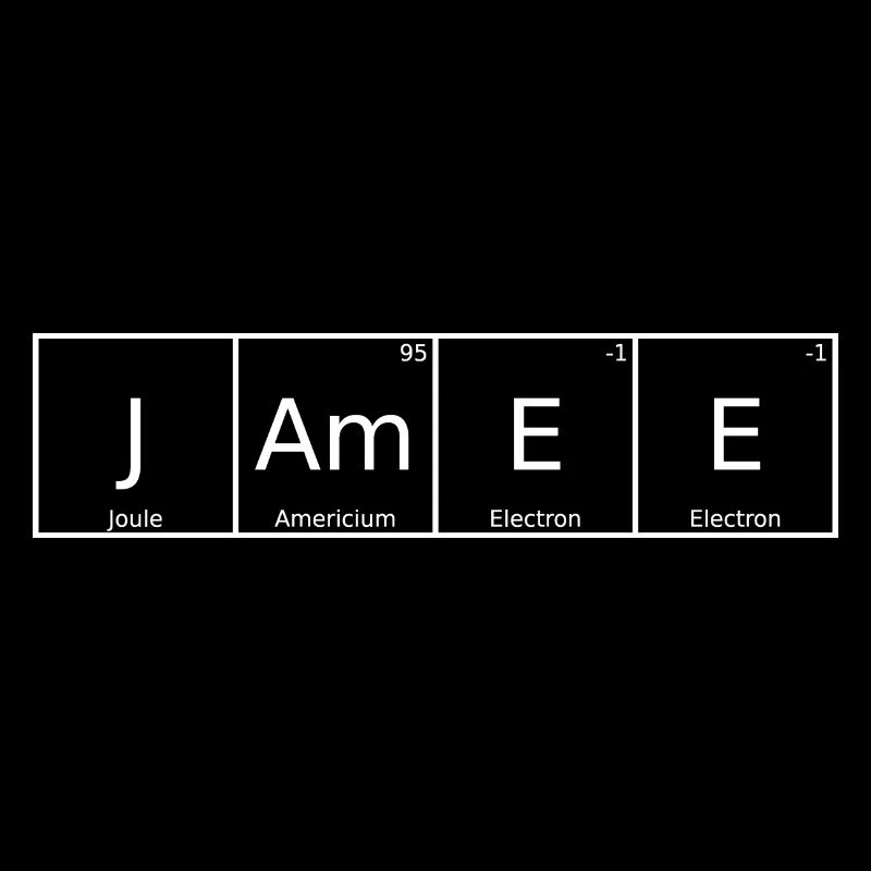 Jamee Nom Prénom Chimie Tableau périodique Éléments