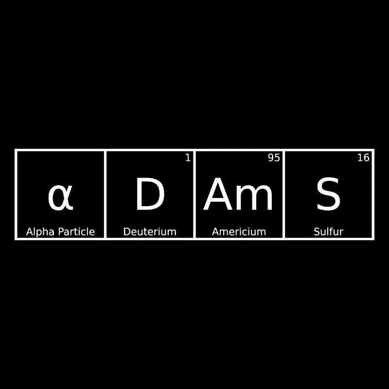 Adam's Name First Name Chemistry Periodic Table Elements