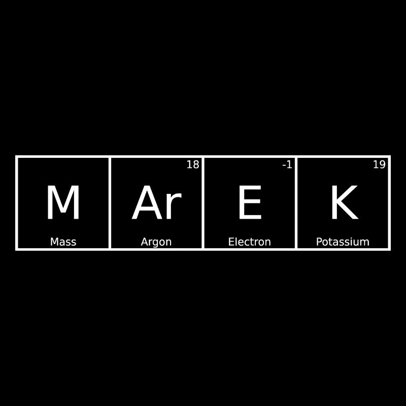 Marek Surname First name Chemistry Periodic Table Elements
