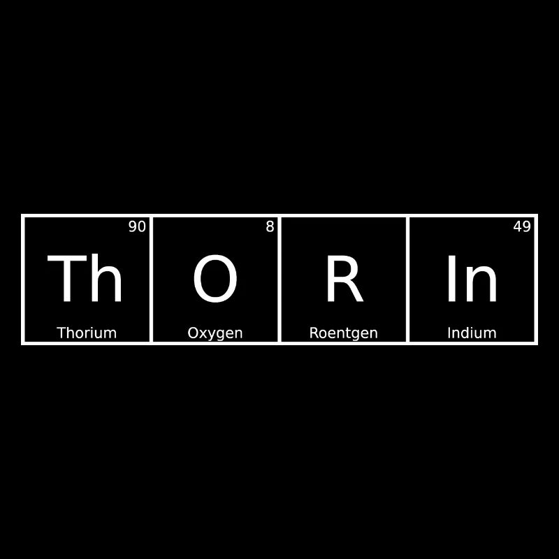 Thorin Surname First name Chemistry Periodic Table Elements