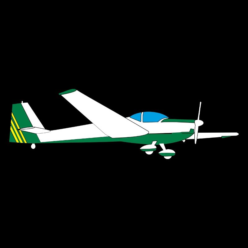 Motor glider falcon pilot airplane fly gift