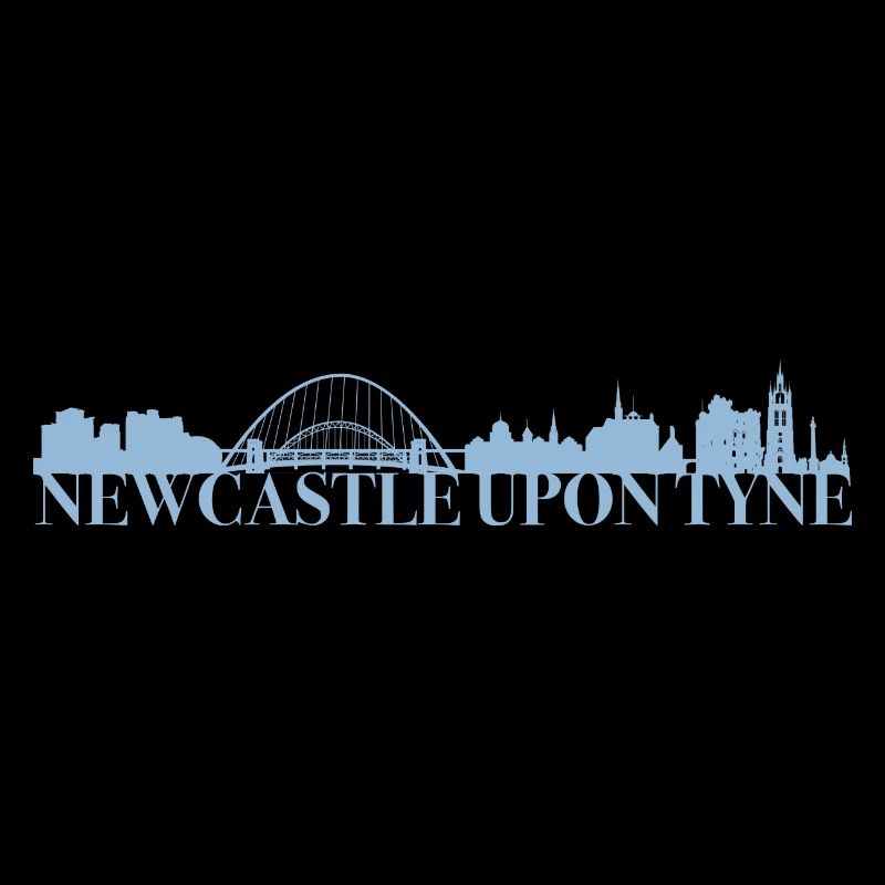 Newcastle Upon Tyne England Skyline idée de cadeau