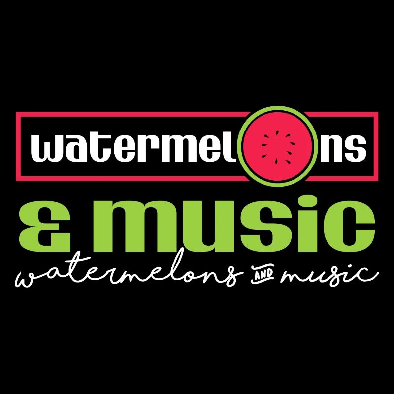 Pastèques et Musicien Melon Fruit d'été