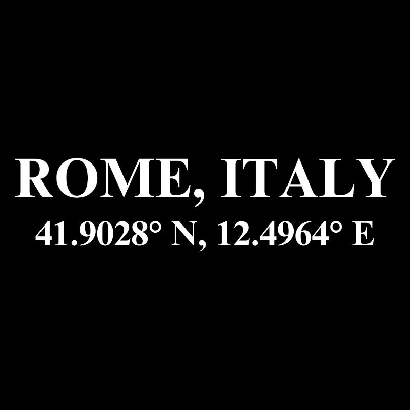 Rome Italy Geographic Coordinates