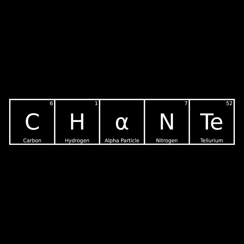 Chante Name First Name Chemistry Periodic Table Elements