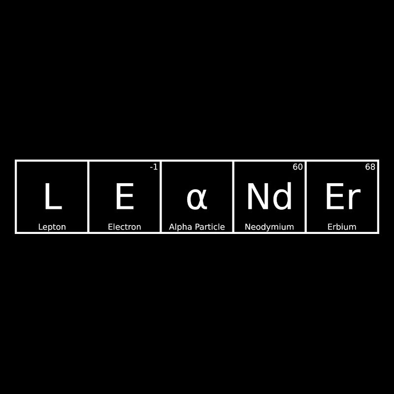 Leander Name First Name Chemistry Periodic Table Element