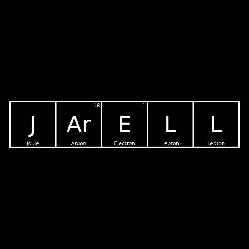 Jarell Surname First Name Chemistry Periodic Table Elements