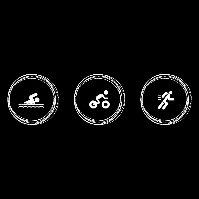 Triathlon - course à vélo de natation