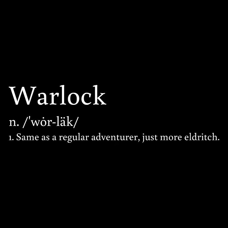 Warlock Definition: Eldritch