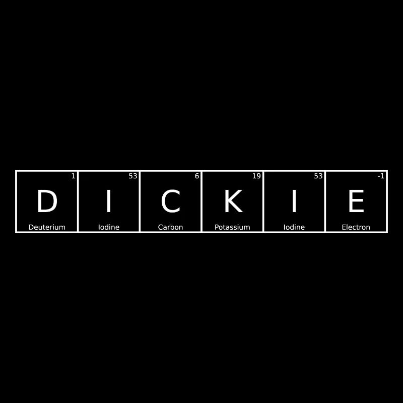 Dickie Nom Prénom Chimie Éléments du tableau périodique