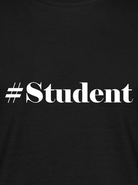 #Student Logo White